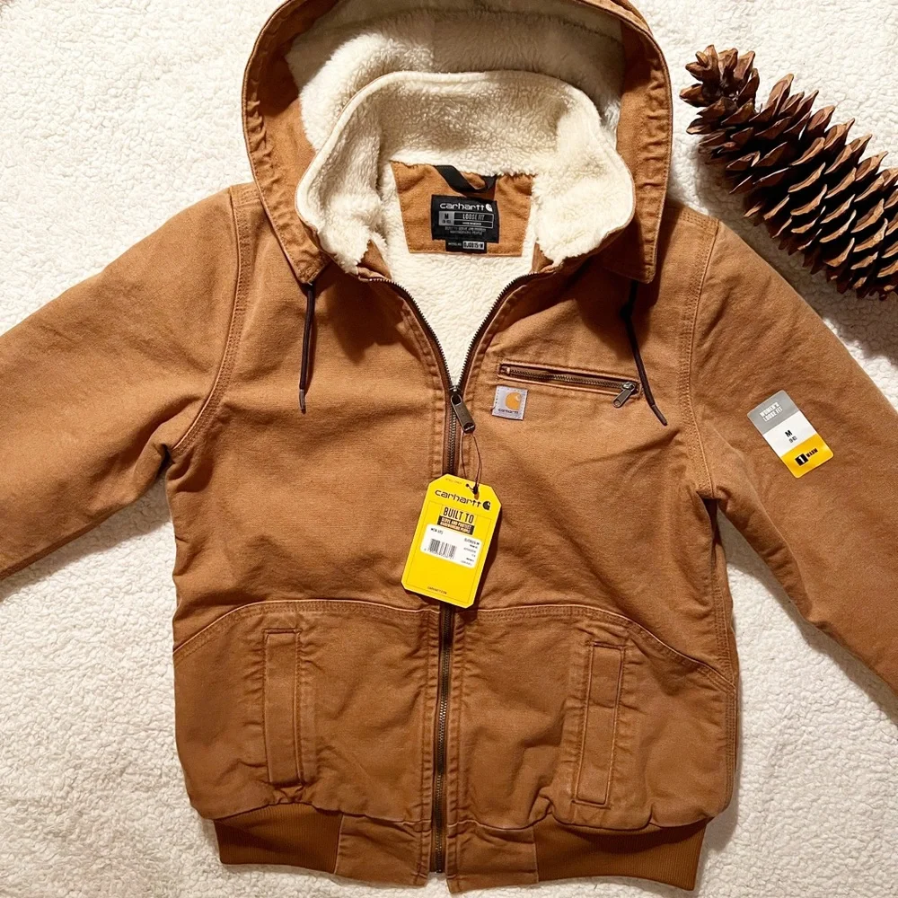 Carhartt Wildwood Duck Sherpa lined Jacket - Picture 1 of 8